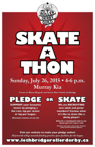 skate a thon poster